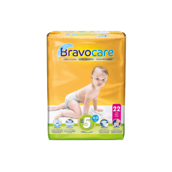 5 Bravo Care Diapers